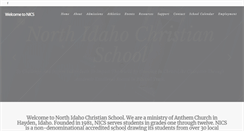 Desktop Screenshot of northidahochristianschool.com